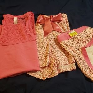 Jasmine & Ginger Women's 3 Piece XL Pajama Set - NEW